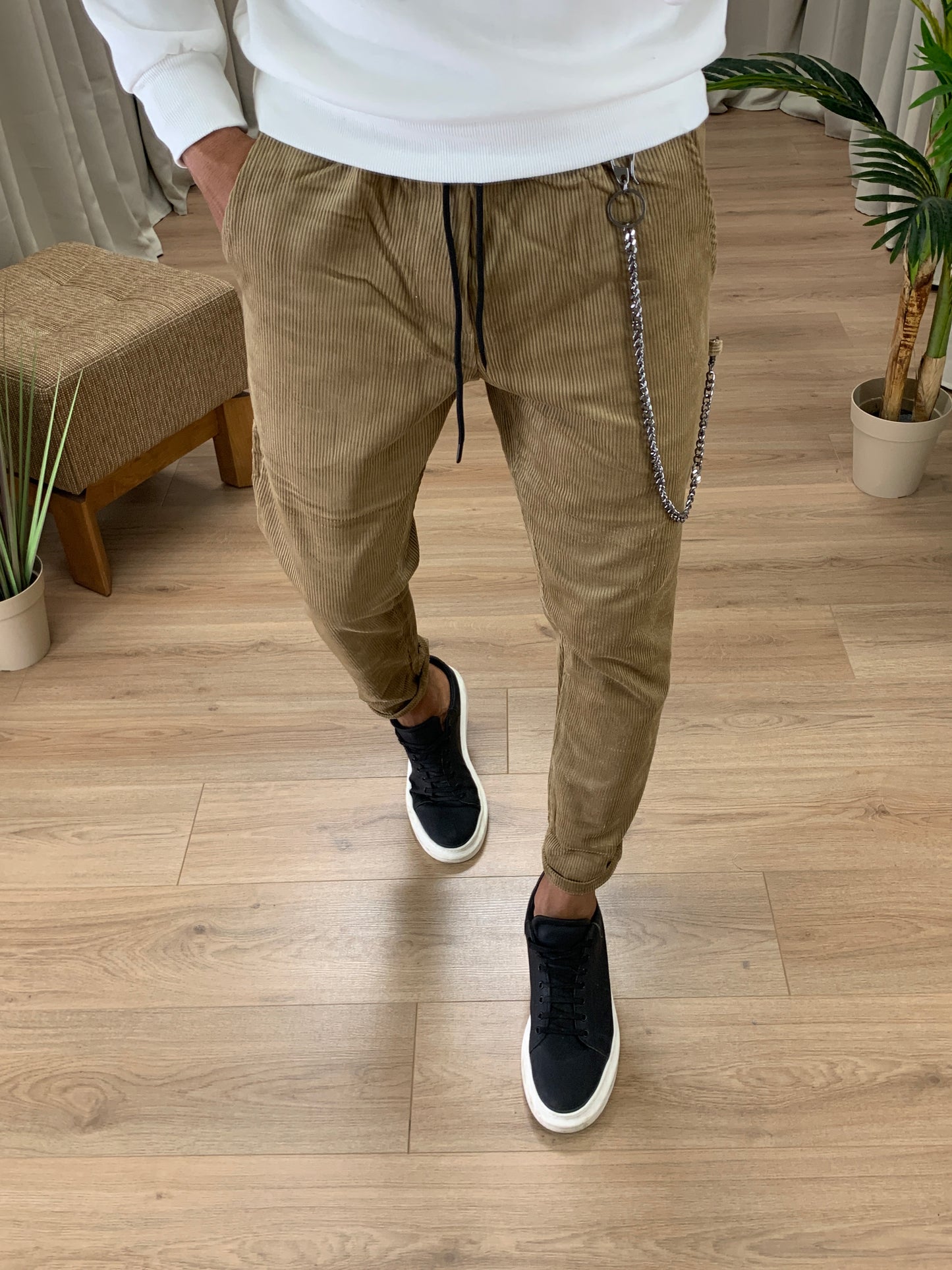 Pantalaccio Zar in Velluto a Costine col. Cammello