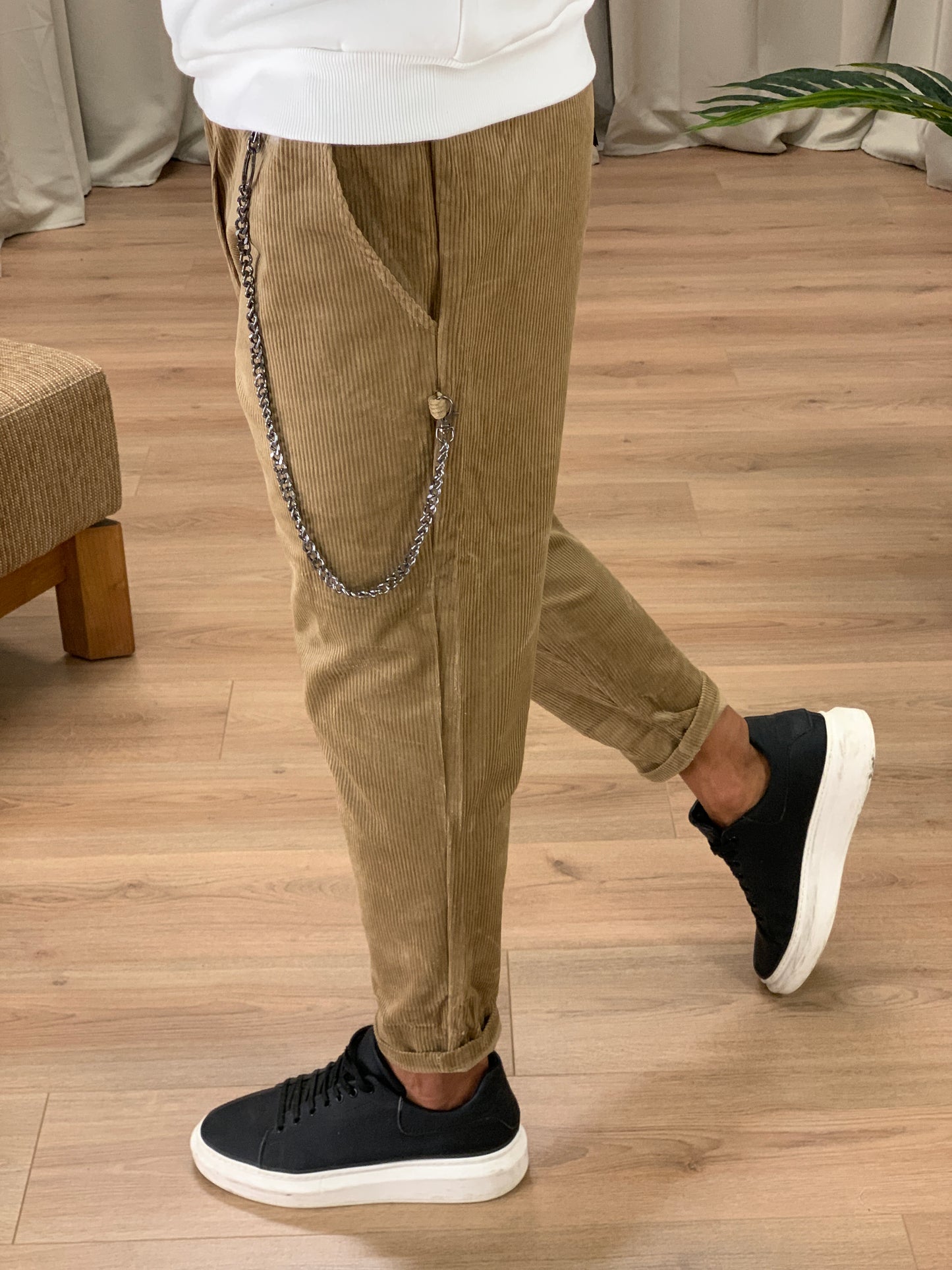 Pantalaccio Zar in Velluto a Costine col. Cammello