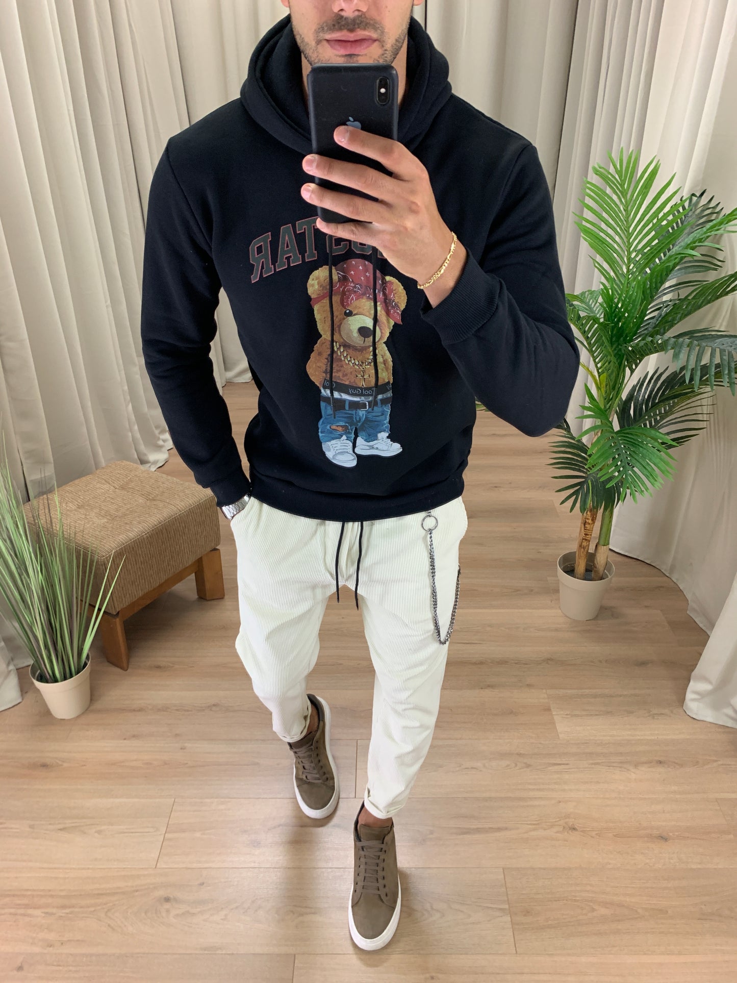 Pantalaccio Zar in Velluto a Costine col. Panna