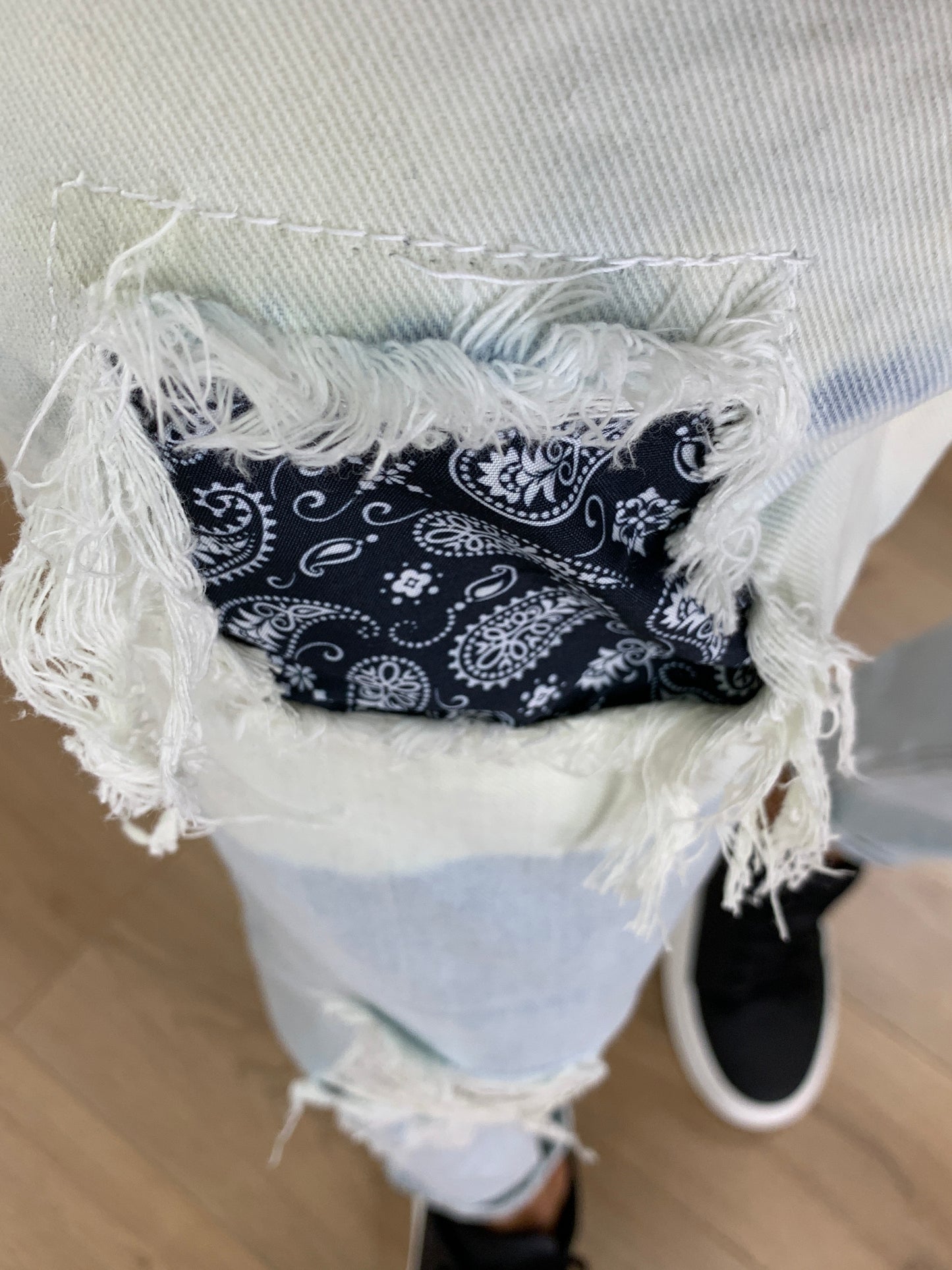 Jeans Stephan con Toppa con Bandana col. Denim