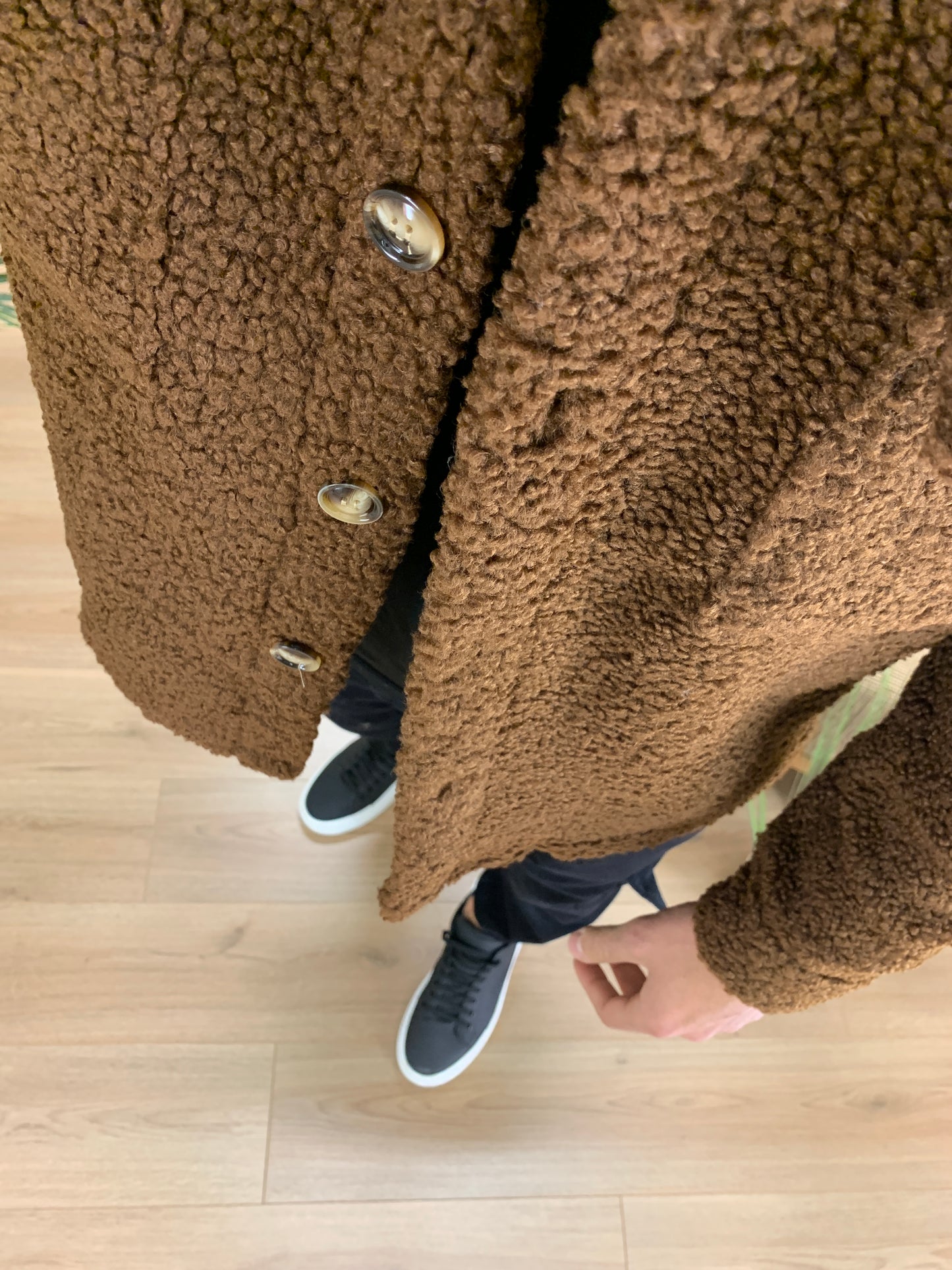 Giacca Teddy Oslo con Taschini col. Marrone
