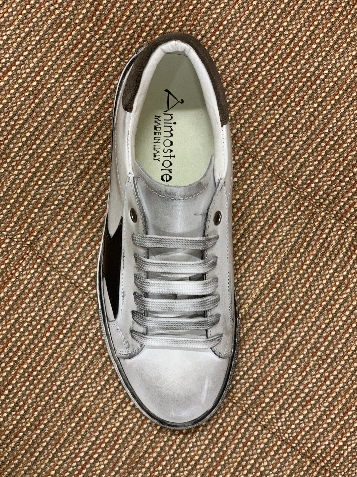 Sneakers One Star effetto Fumè col. Bianco