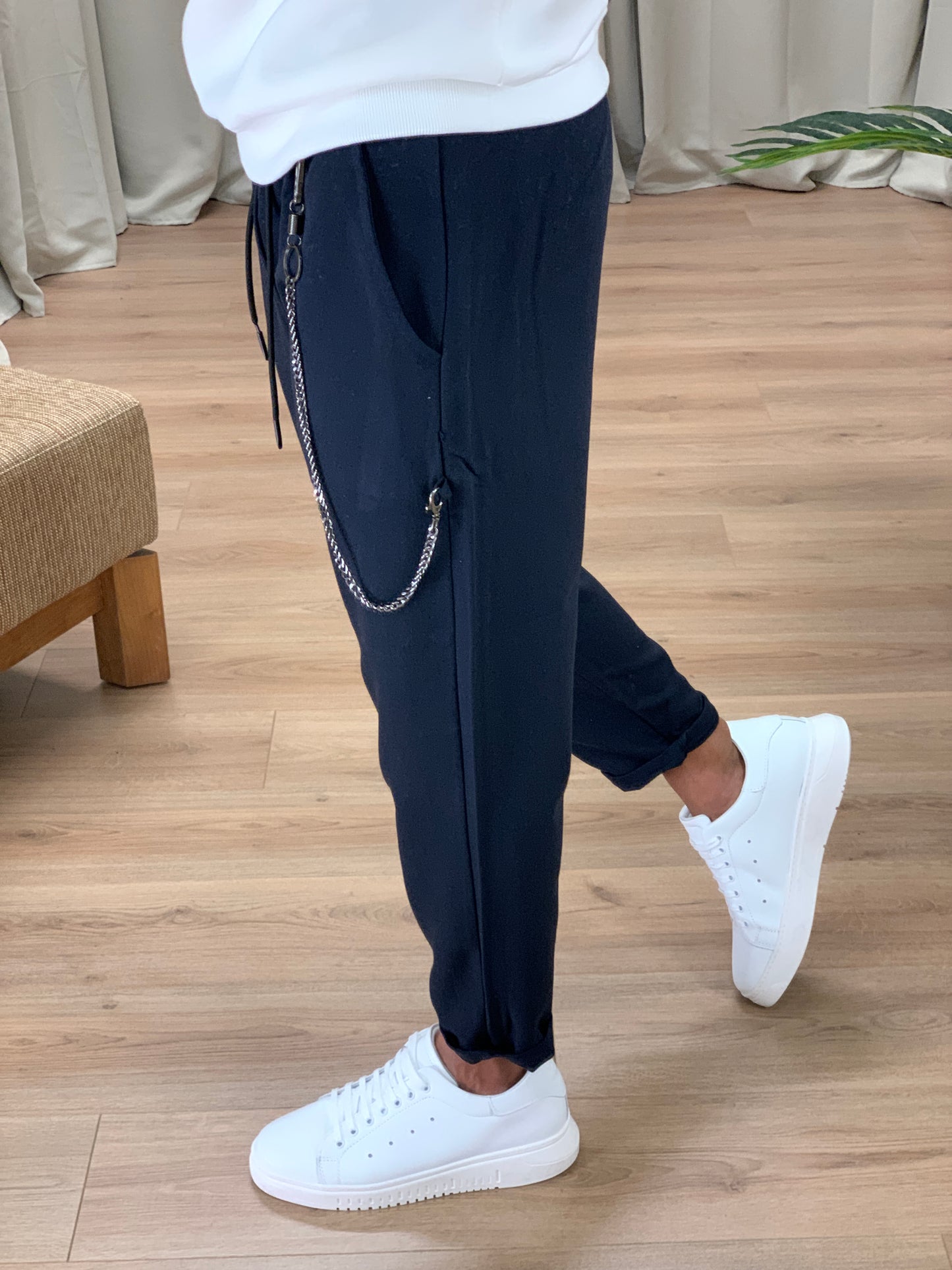 Pantalaccio Ryan con Catena col. Blu