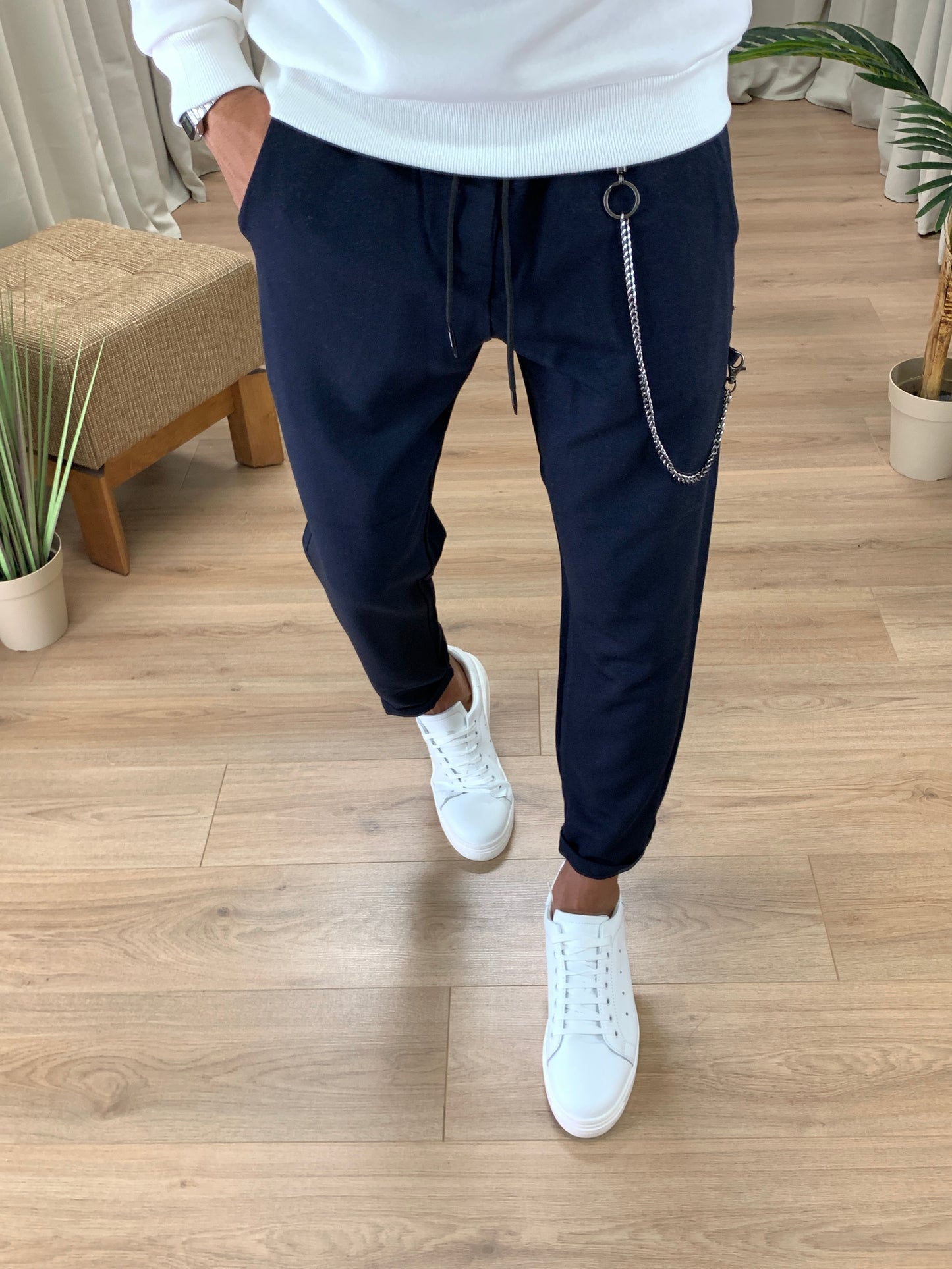 Pantalaccio Ryan con Catena col. Blu