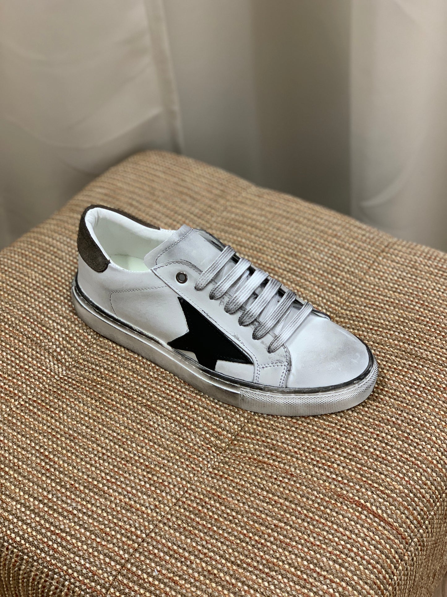 Sneakers One Star effetto Fumè col. Bianco
