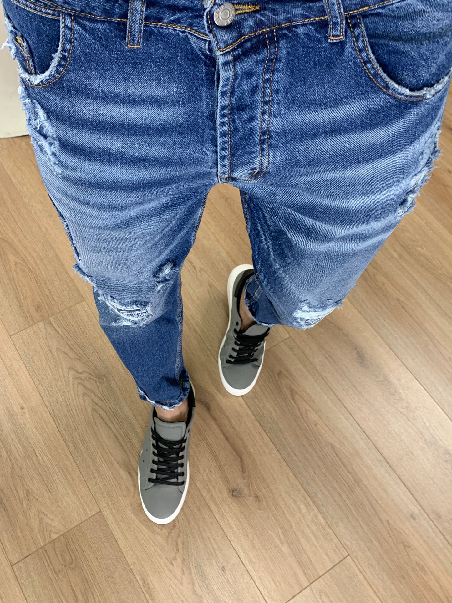 Jeans Bandicot con Fodera Bandana col. Denim