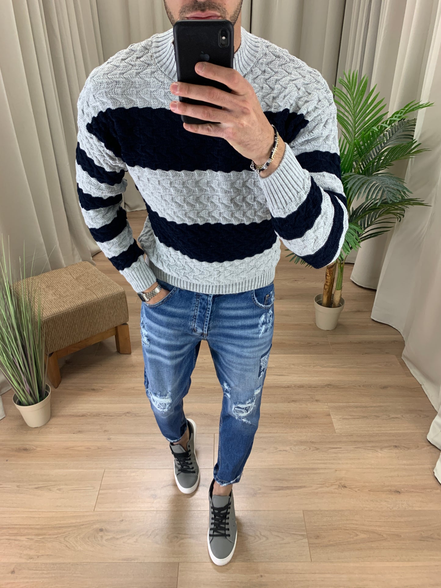 Jeans Bandicot con Fodera Bandana col. Denim