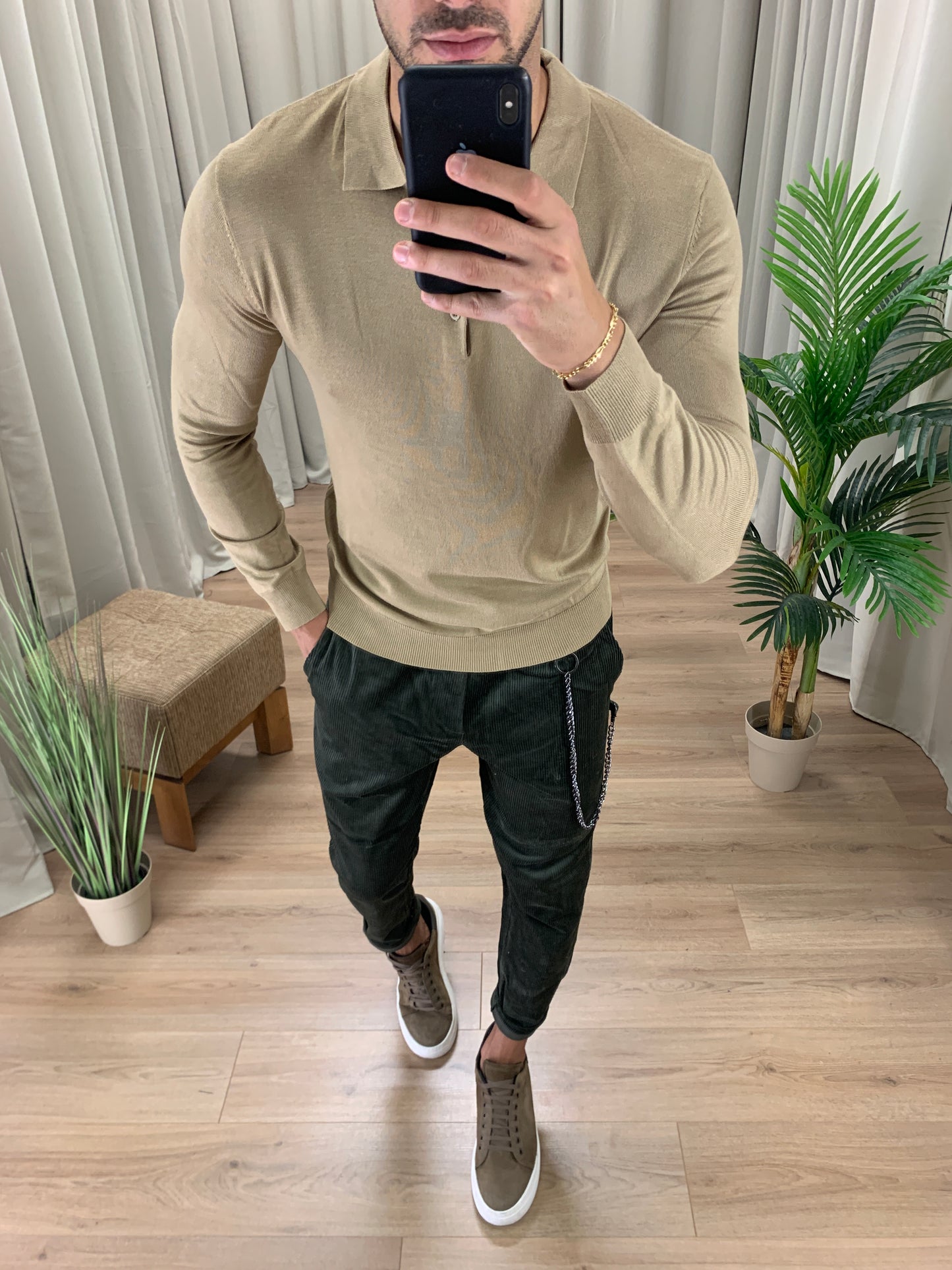 Pantalaccio Zar in Velluto a Costine col. Verde Militare