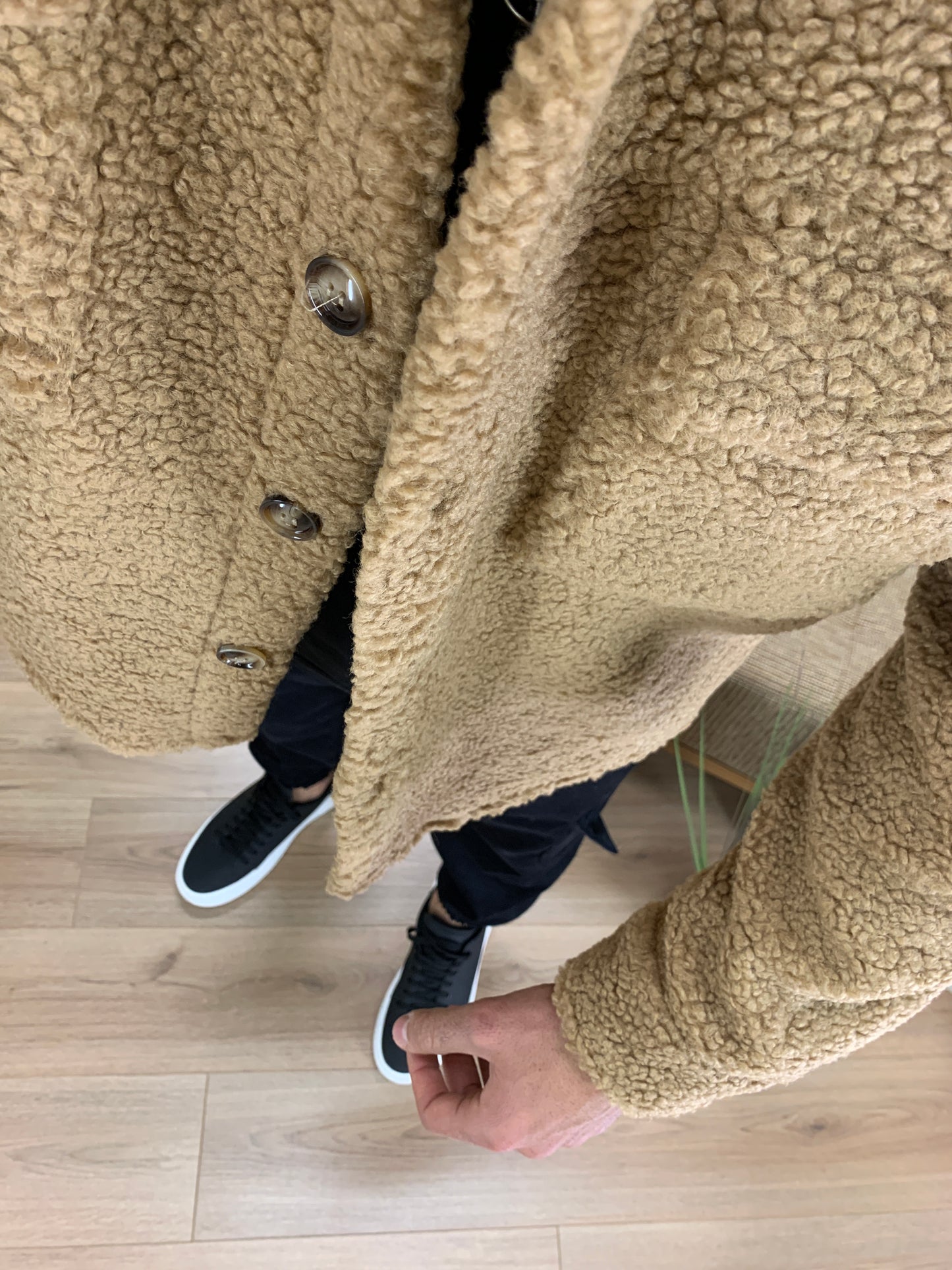 Giacca Teddy Oslo con Taschini col. Cammello