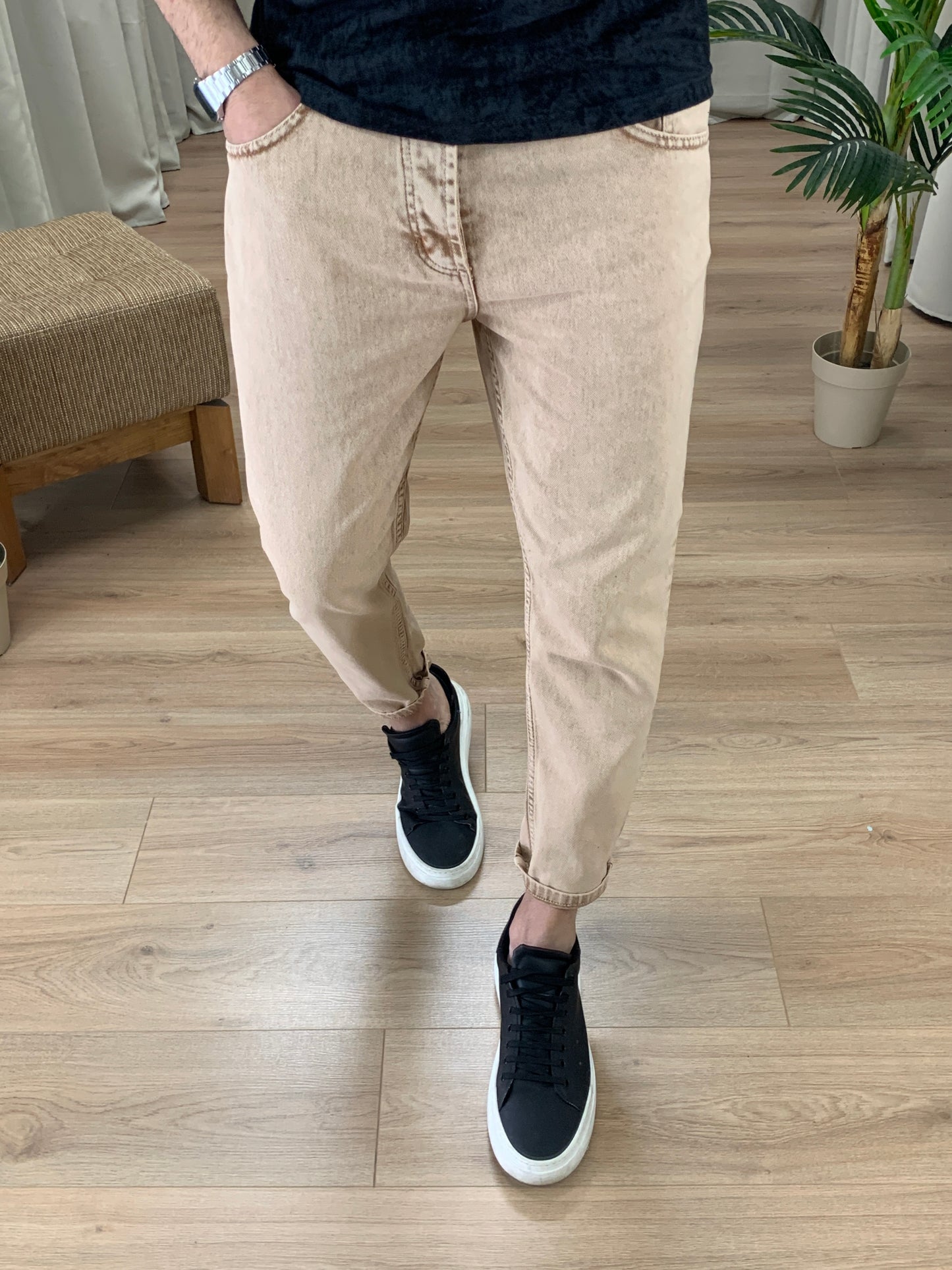 Jeans Effe Regular Fit Lavaggio Ruggine col. Denim