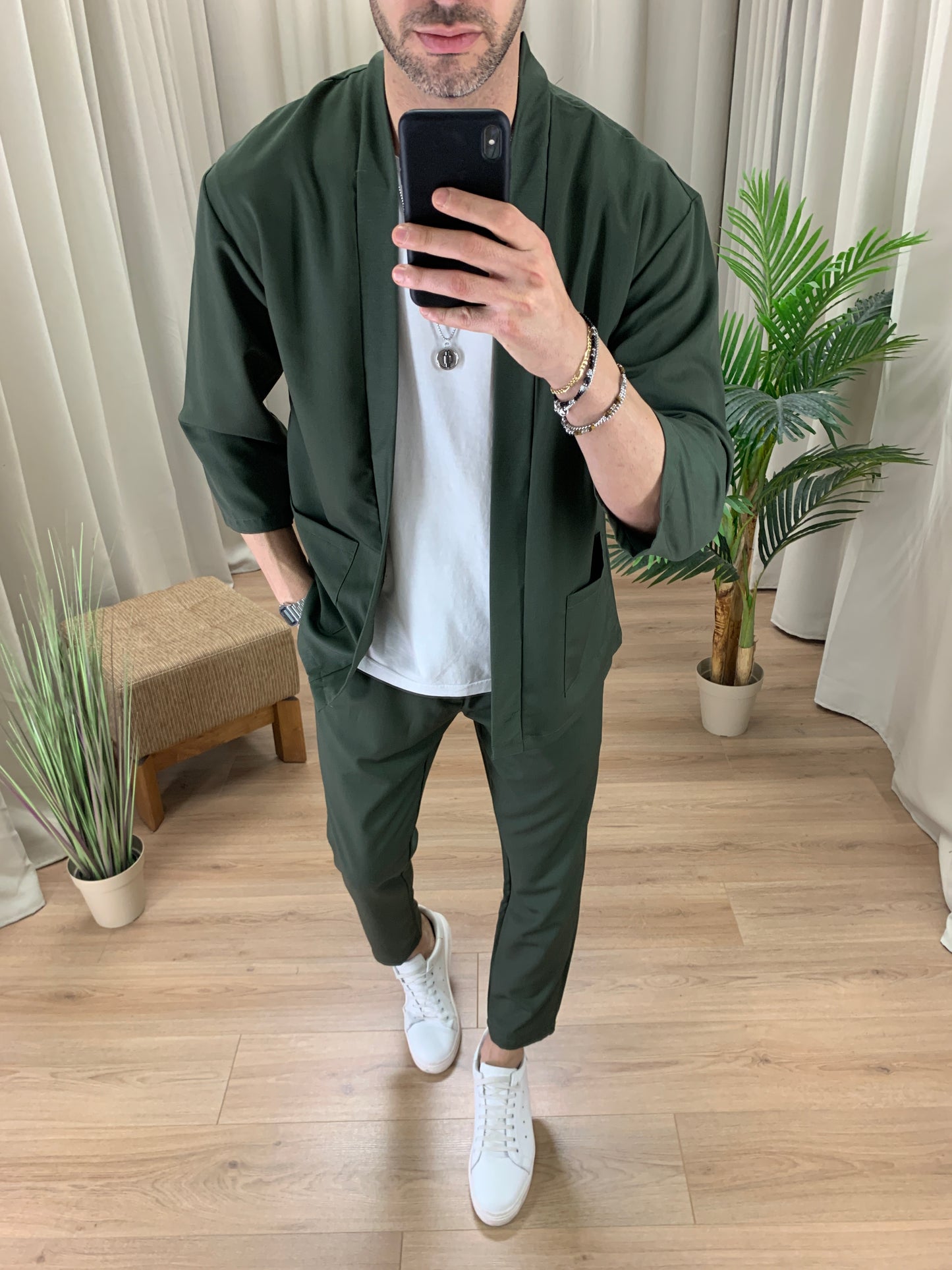 Completo Pg 2000 Pantalone + Camicia col. Verde Militare
