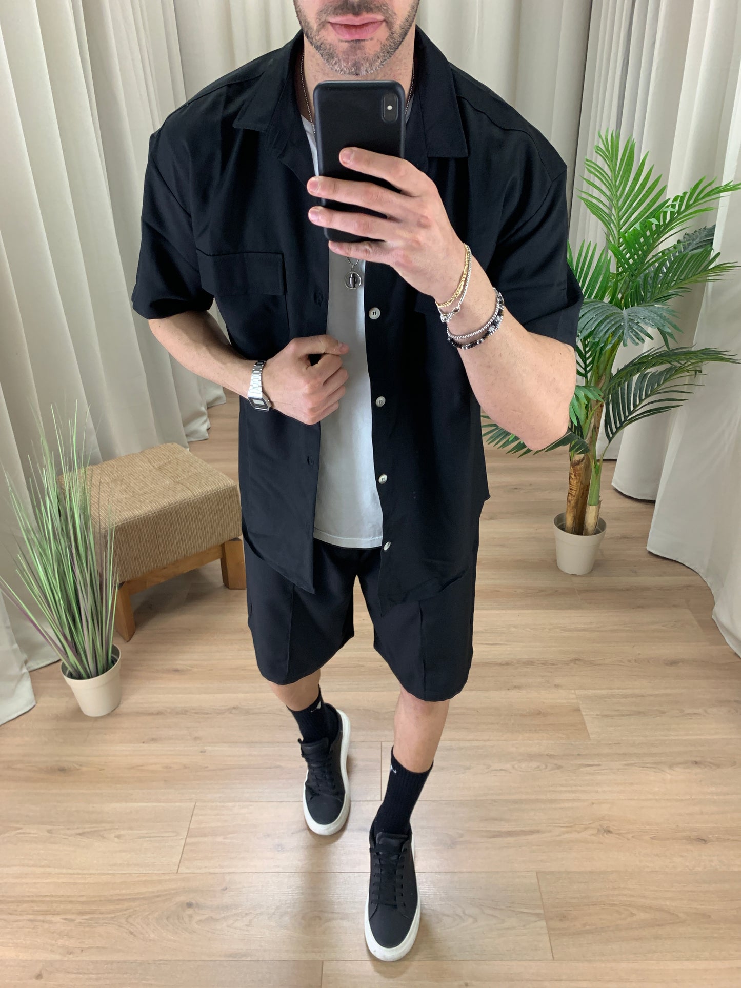 Completo Jack 41 Pantalone + Camicia col. Nero