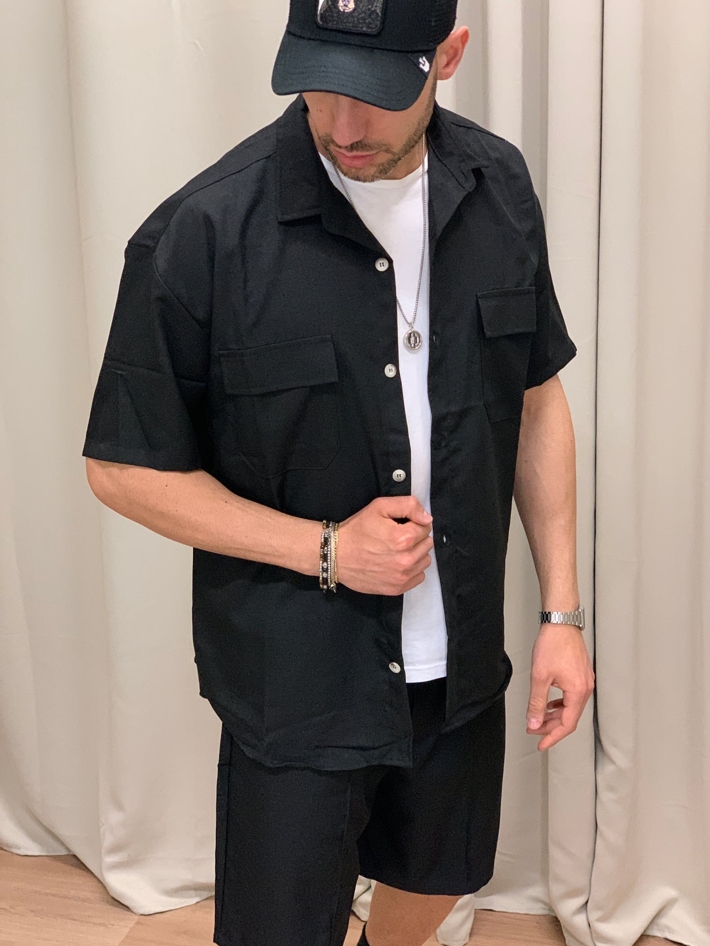 Completo Jack 41 Pantalone + Camicia col. Nero