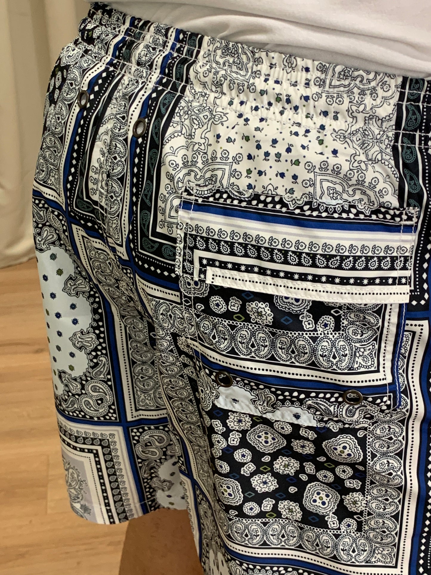 Costume Fantasia Summer Bandana Pantaloncino col. Bianco