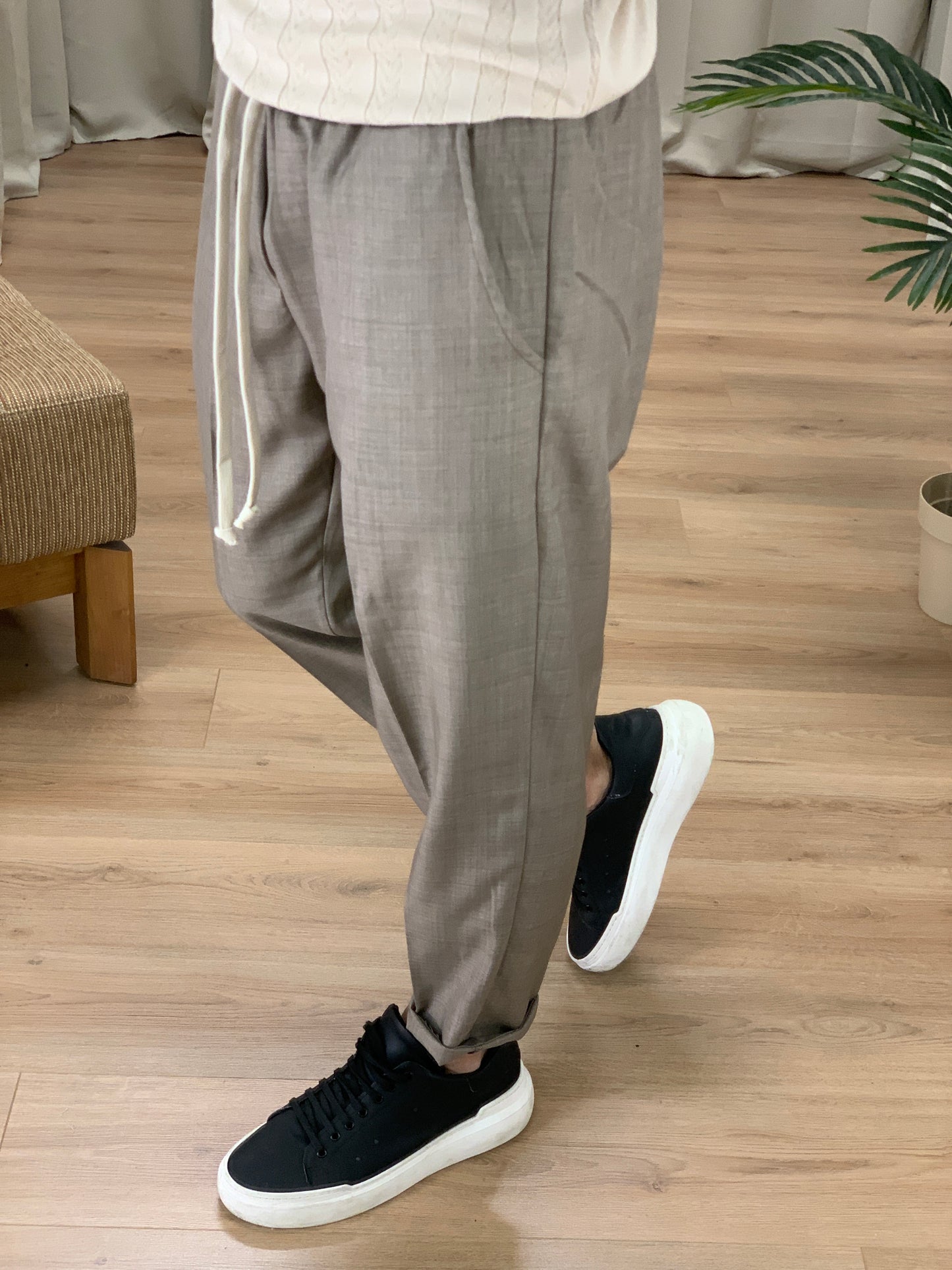 Completo Lock Pantalone + Camicia col. Tortora
