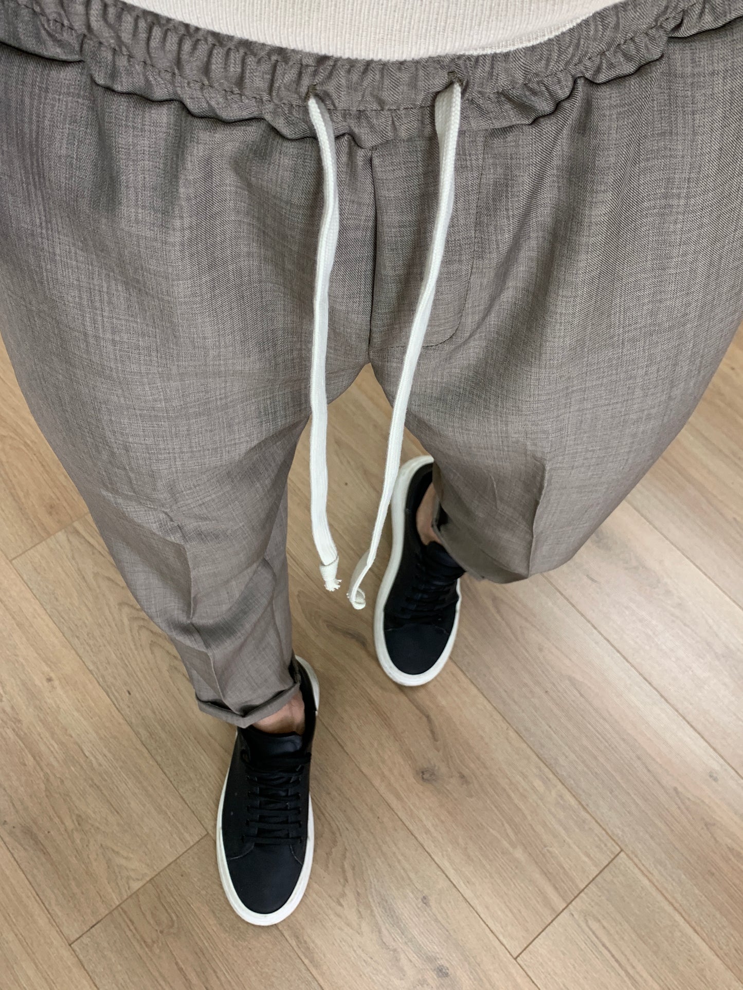 Completo Lock Pantalone + Camicia col. Tortora