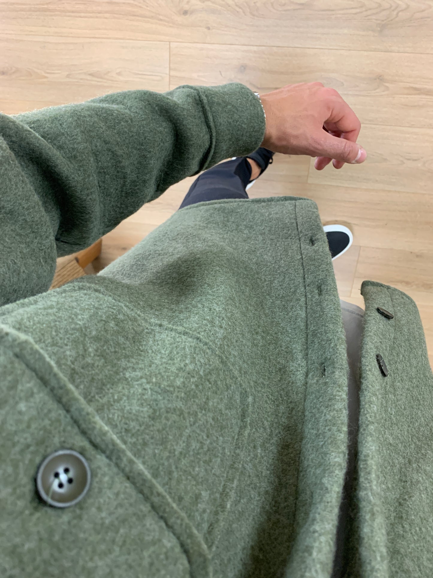 Giacca camicia Asher con Taschini col. Verde Militare