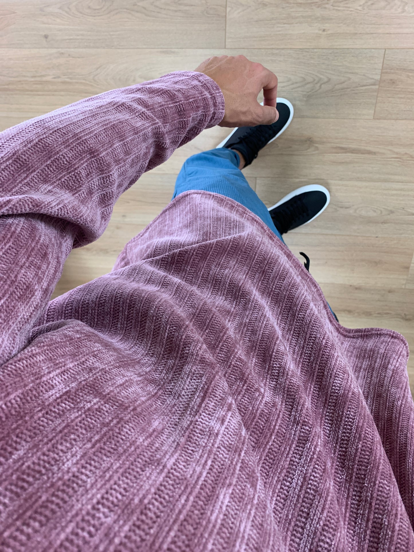 Maglia Marius Effetto Ciniglia a Costine col. Rosa
