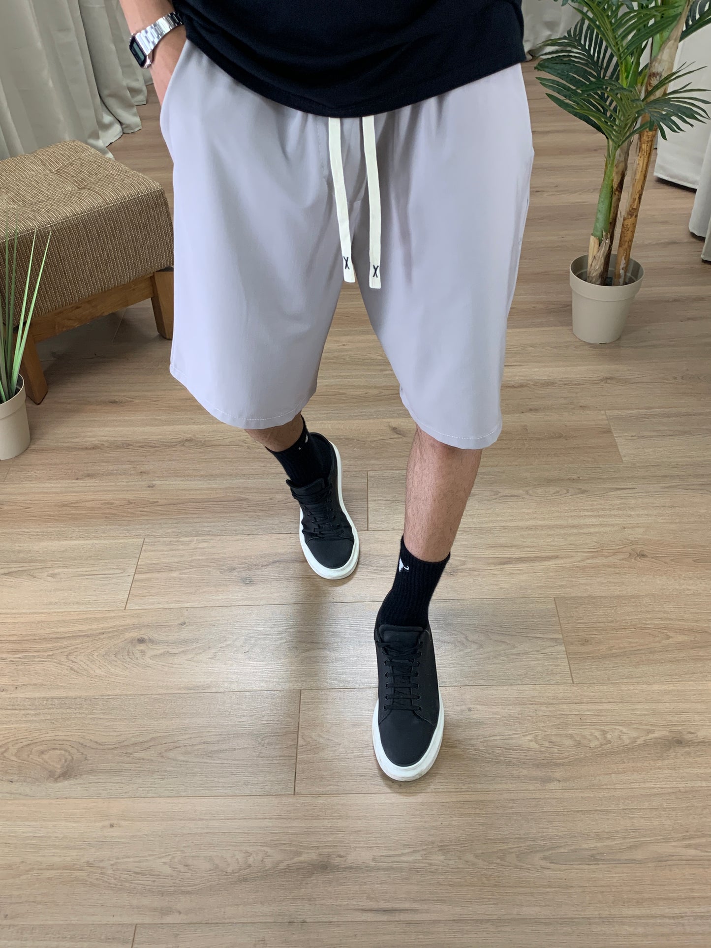 Completo Marrakech Bermuda + Camicia col. Grigio