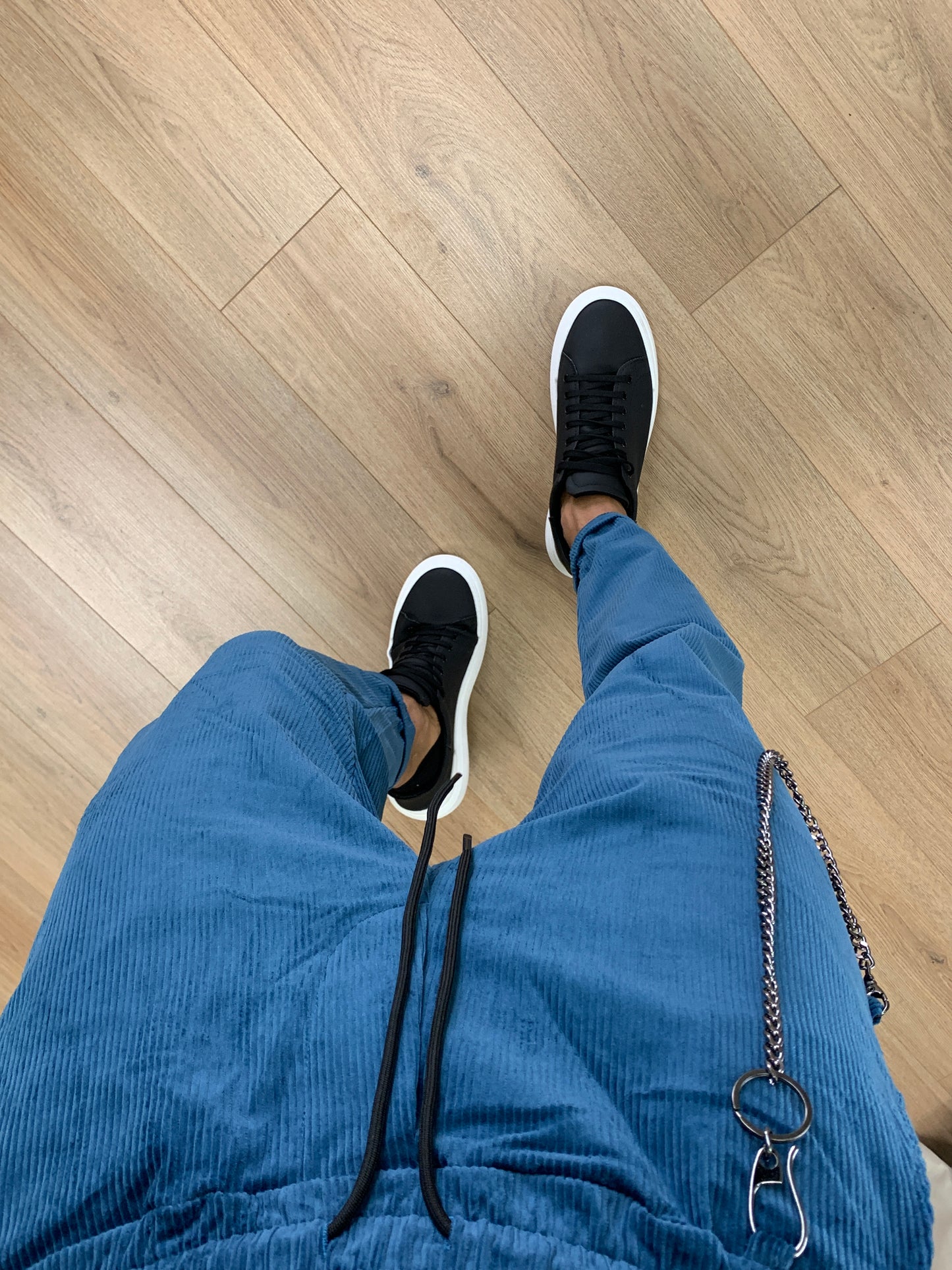 Pantalaccio Zar in Velluto a Costine col. Petrolio