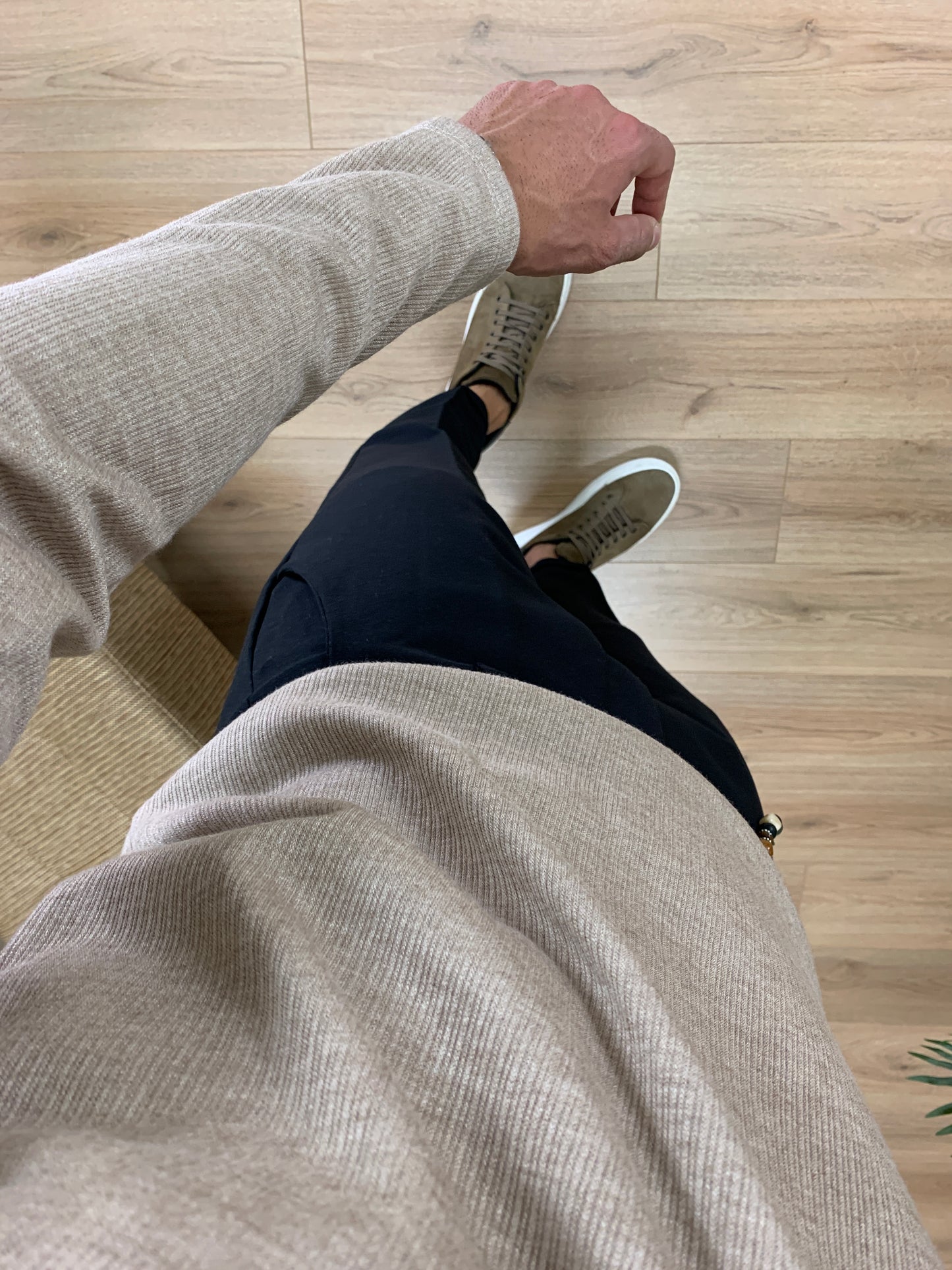 Maglia Zenith con Scollo a Polo col. Beige