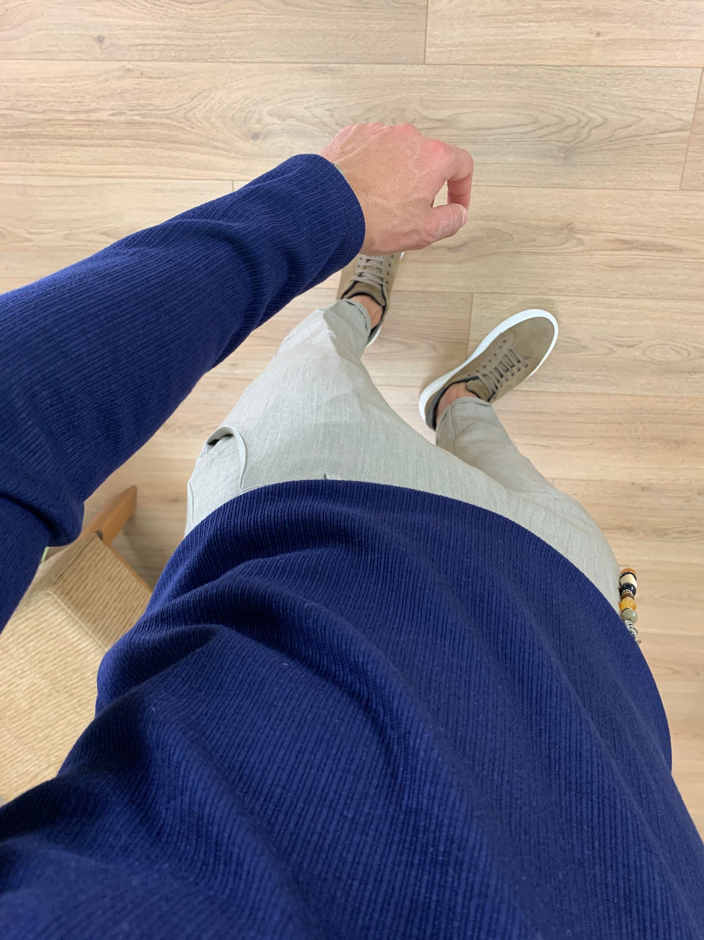 Maglia Zenith con Scollo a Polo col. Blu