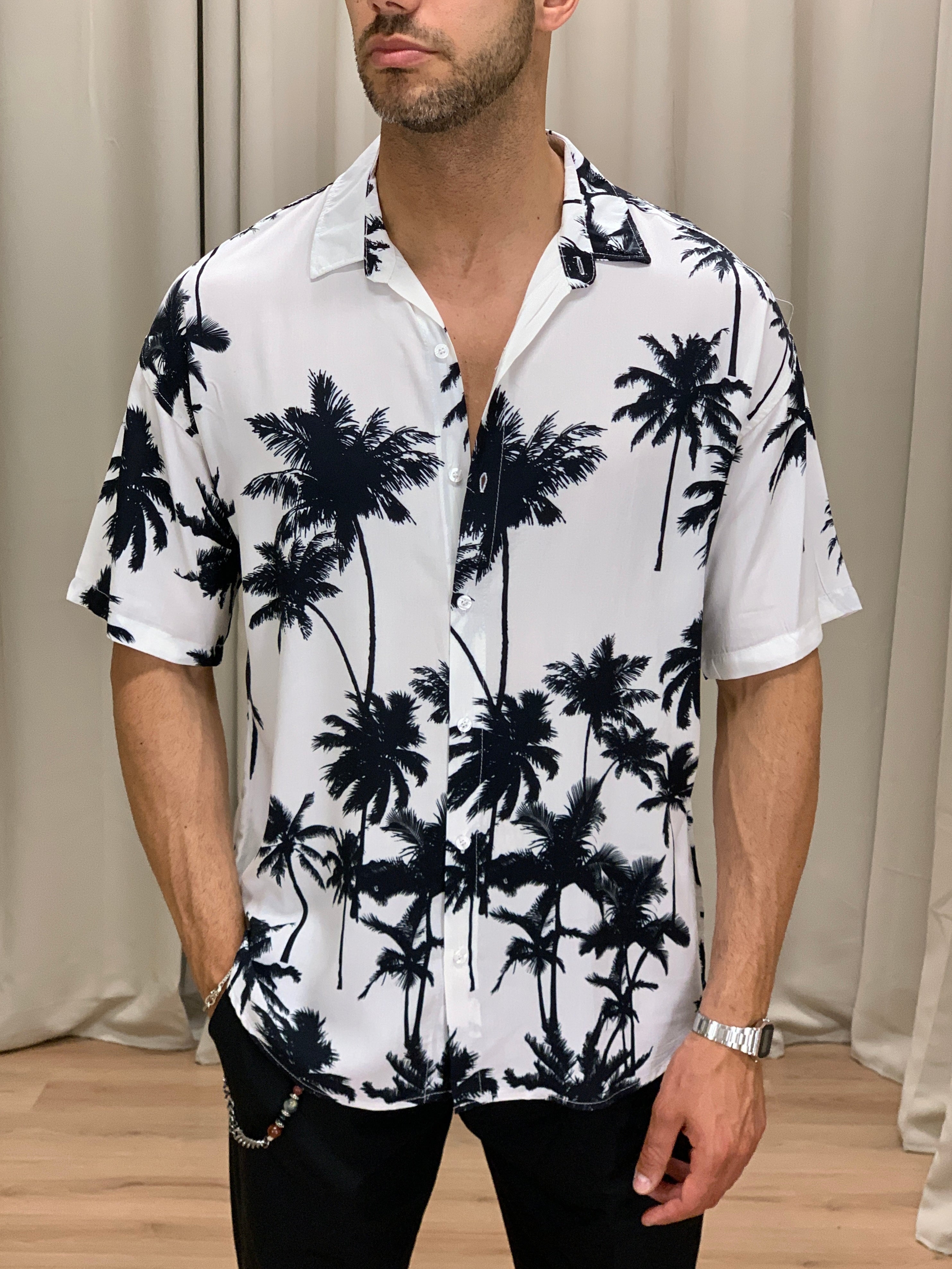 Camicia con hot sale le palme