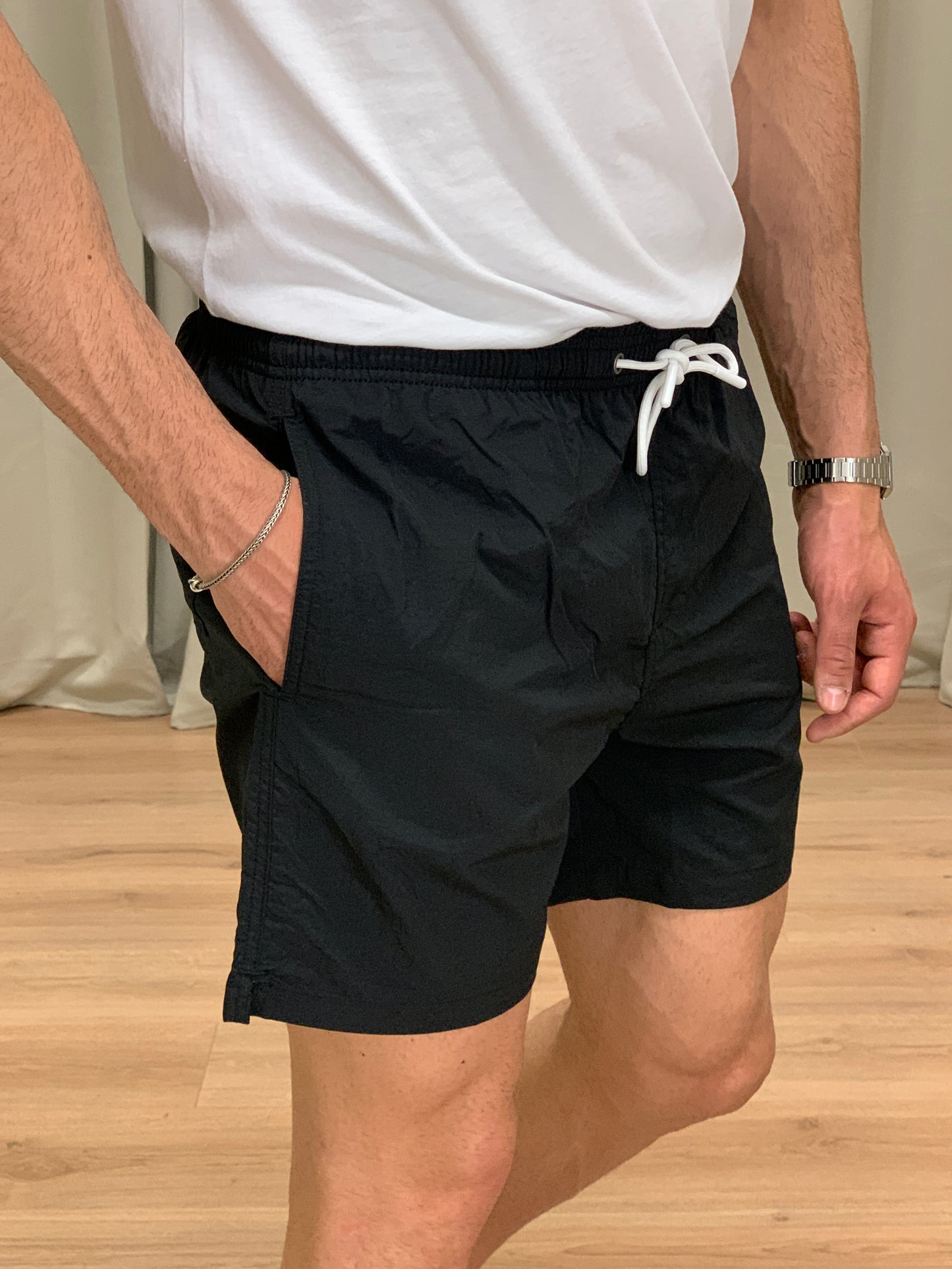 Costume Solid Pantaloncino col. Nero