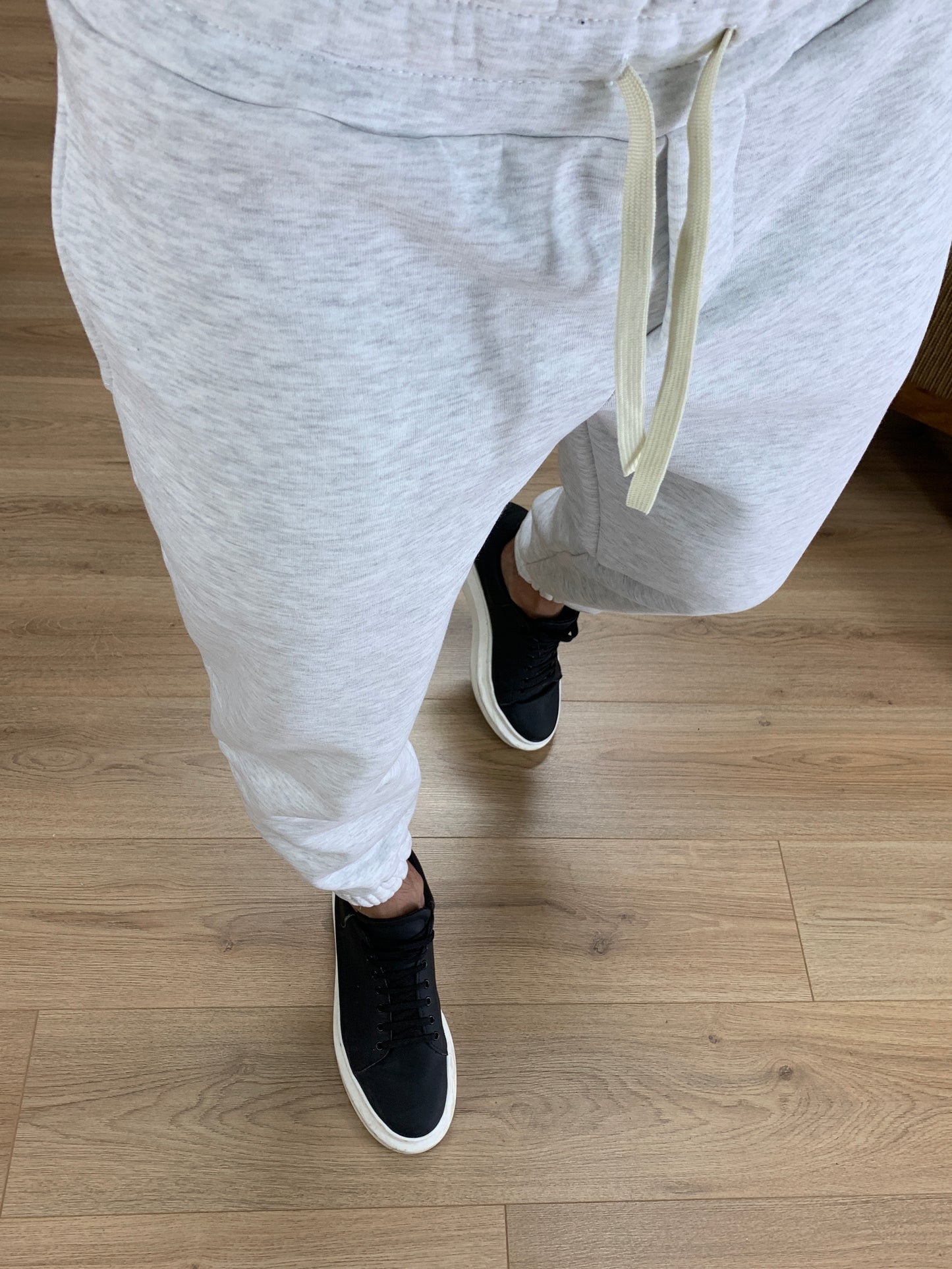 Pantalone Tuta basic Felpato col. Grigio