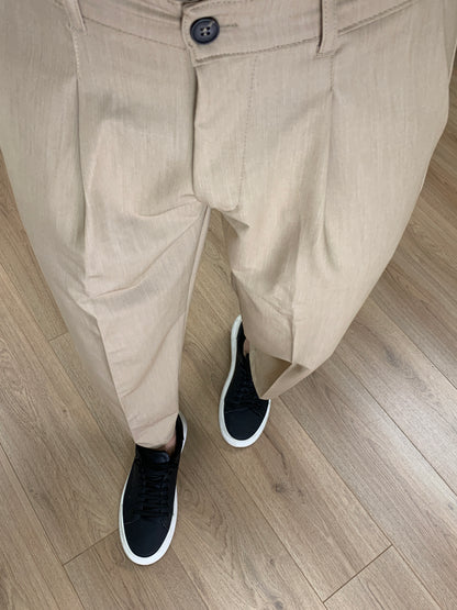 Completo Snoiz Pantalone + Giacca con Zip col. Beige