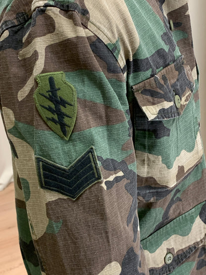 Giacca con Taschini Militare col. Verde Militare