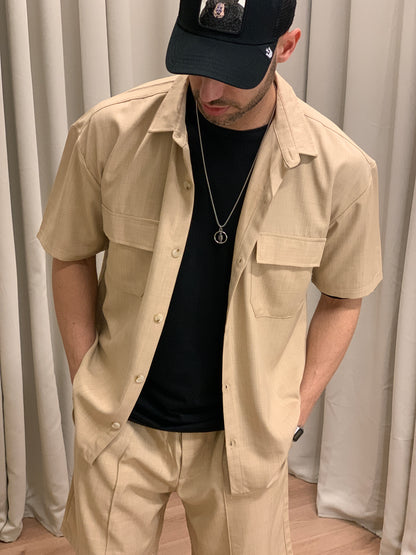 Completo Jack 41 Bermuda + Camicia col. Beige