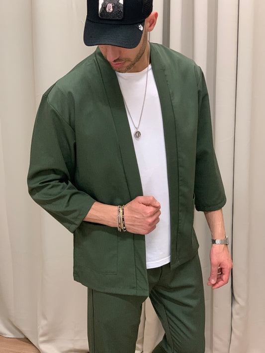 Completo Pg 2000 Pantalone + Camicia col. Verde Militare