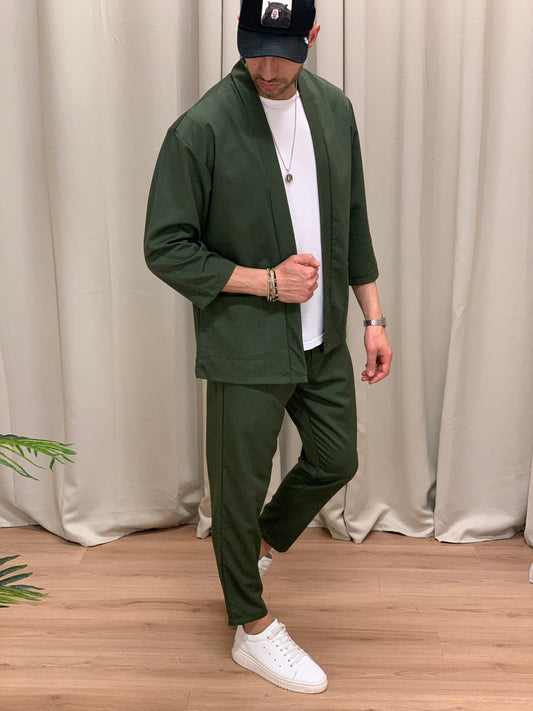 Completo Pg 2000 Pantalone + Camicia col. Verde Militare
