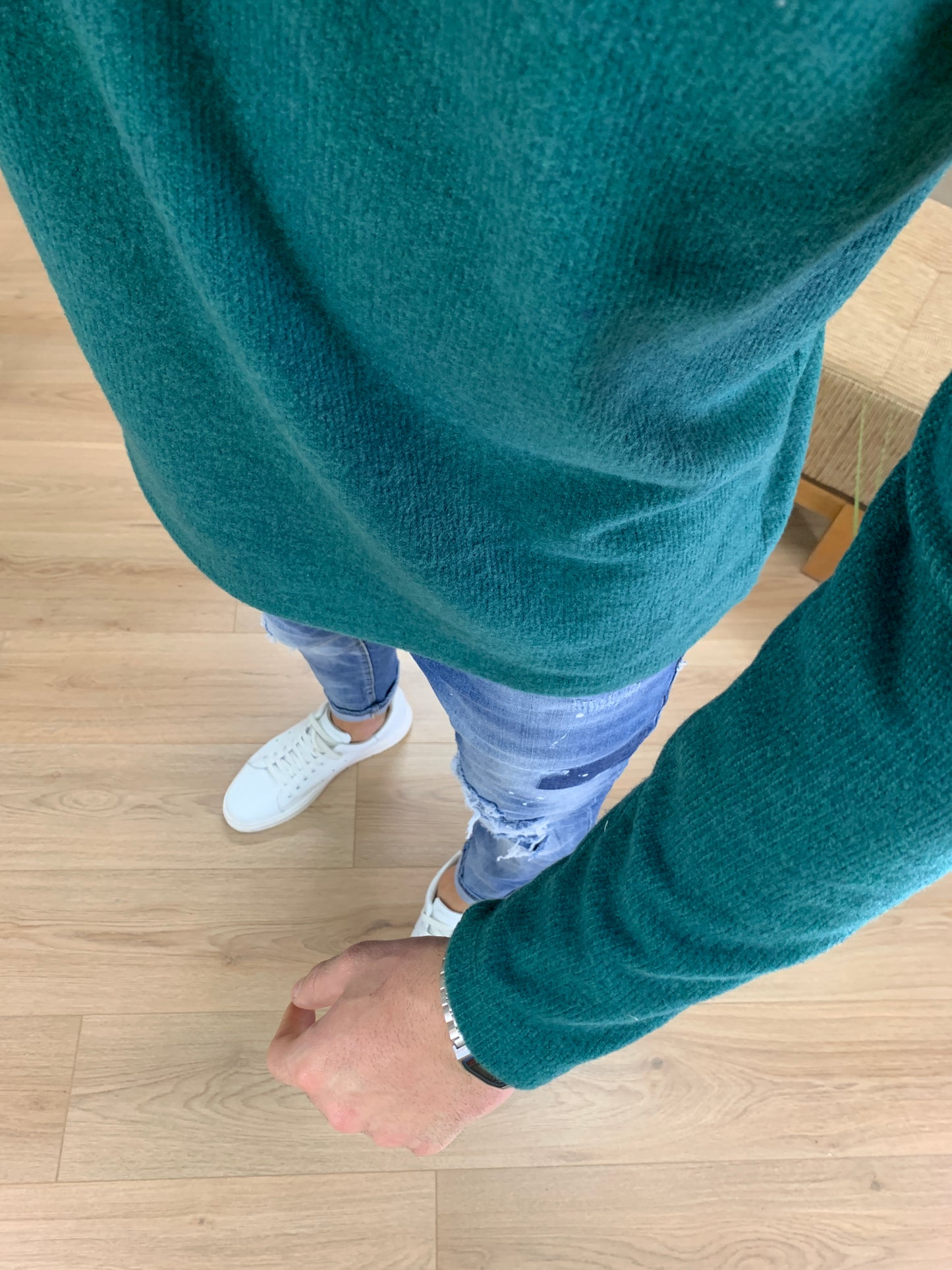 Maglioncino Kylian effetto Cashmere col. Verde