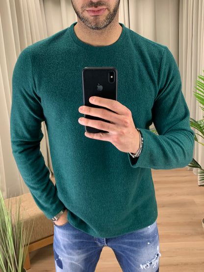 Maglioncino Kylian effetto Cashmere col. Verde