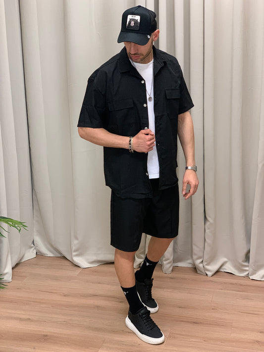 Completo Jack 41 Pantalone + Camicia col. Nero
