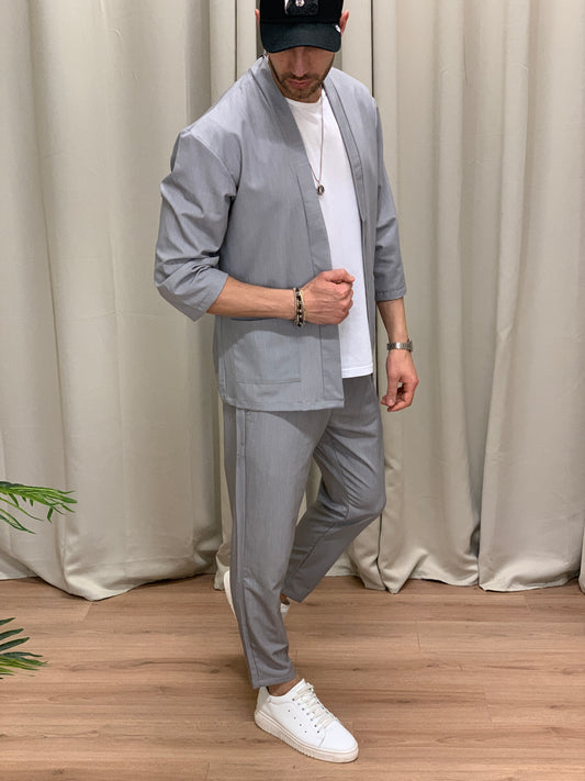 Completo Pg 2000 Pantalone + Camicia col. Grigio