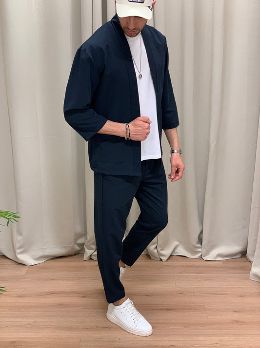 Completo Pg 2000 Pantalone + Camicia col. Blu Notte