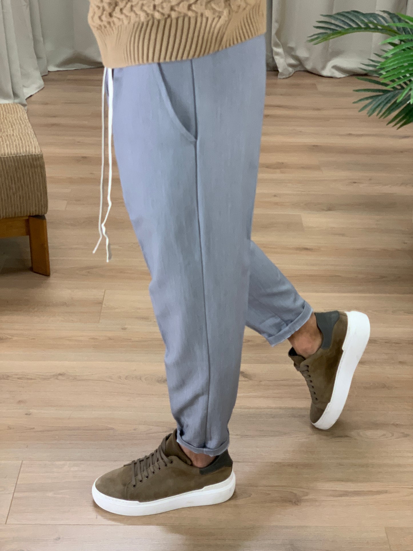 Pantalaccio Nirkus con Tasca a filo col. Grigio