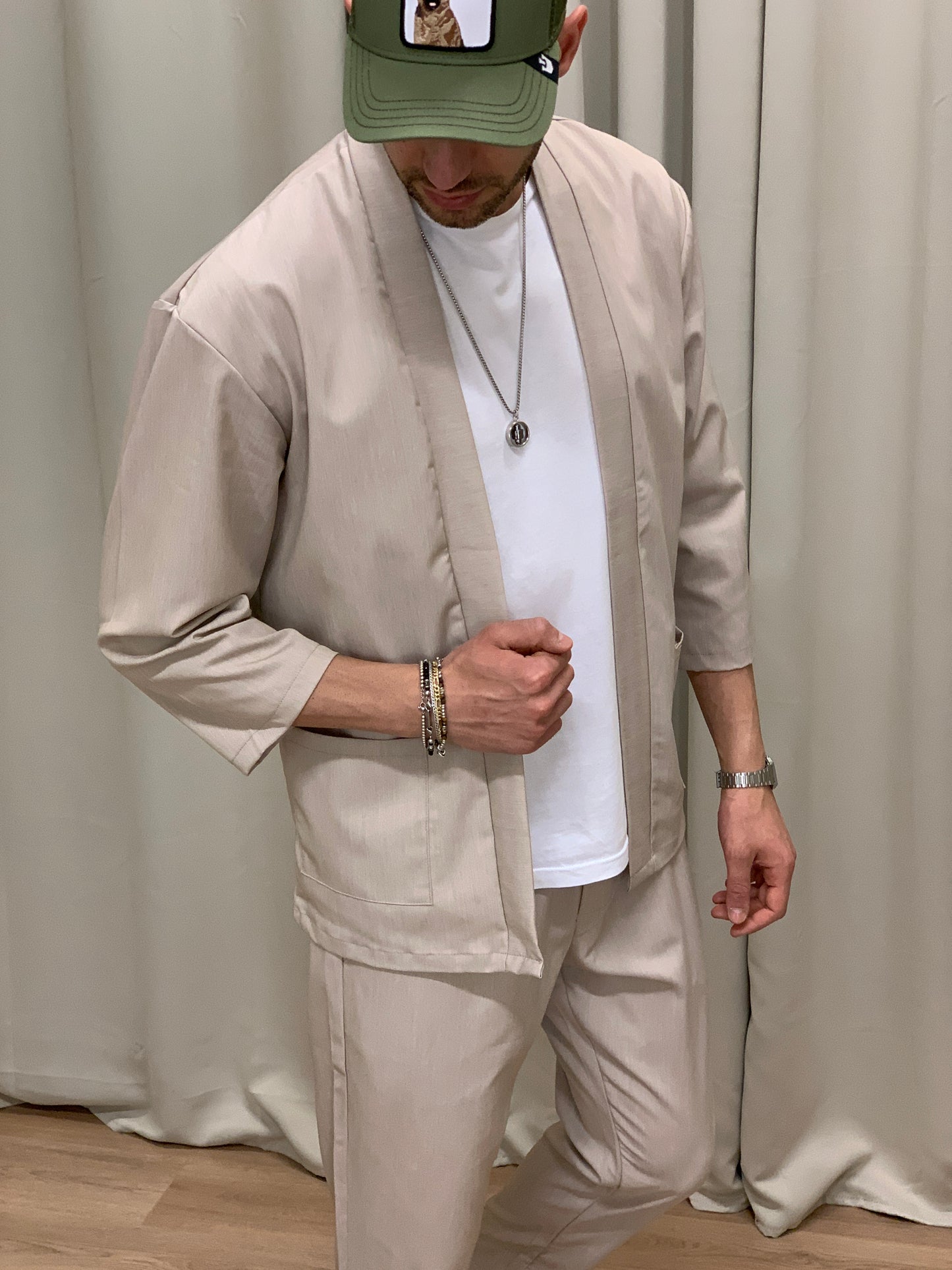 Completo Pg 2000 Pantalone + Camicia col. Beige