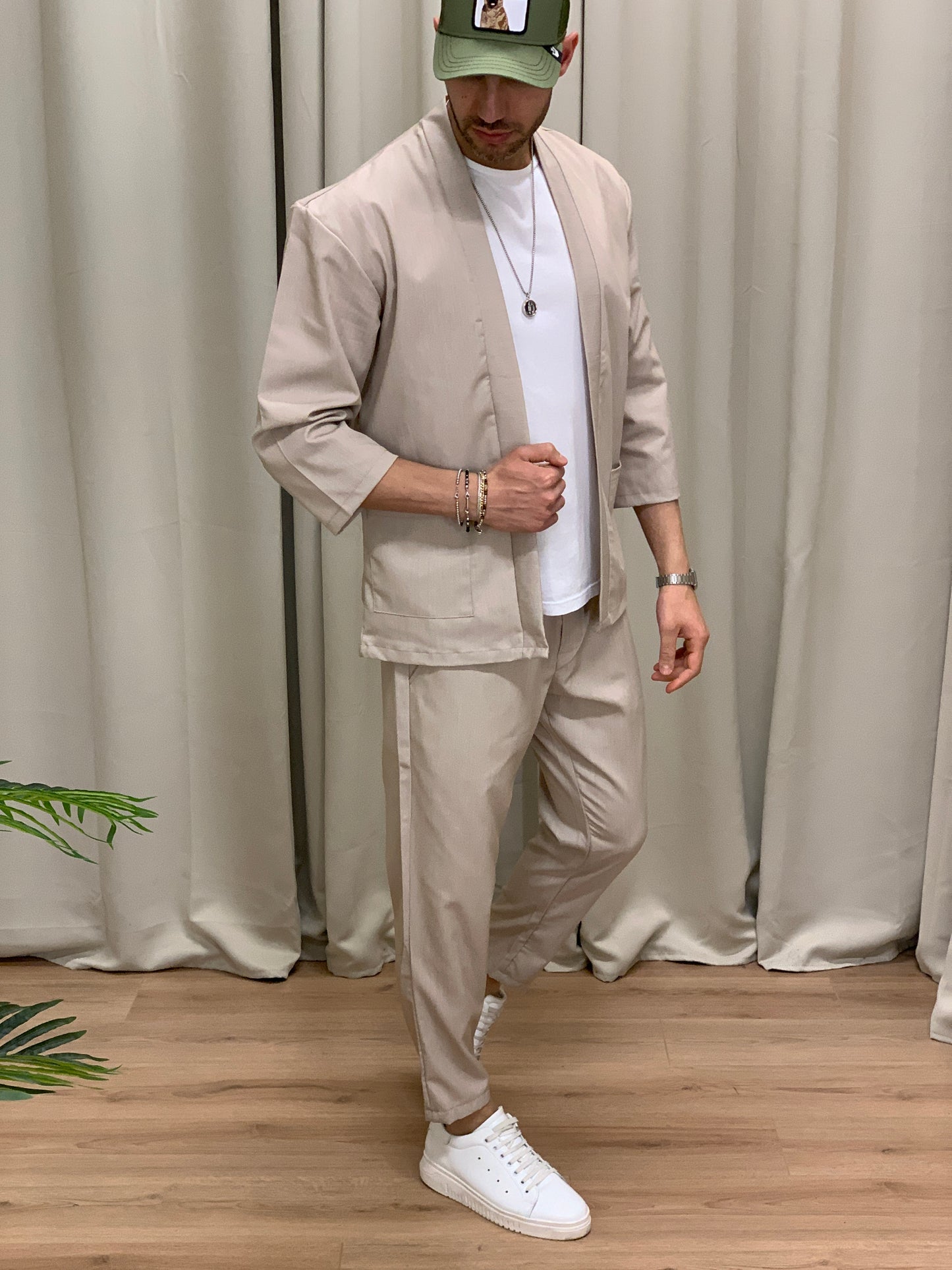 Completo Pg 2000 Pantalone + Camicia col. Beige