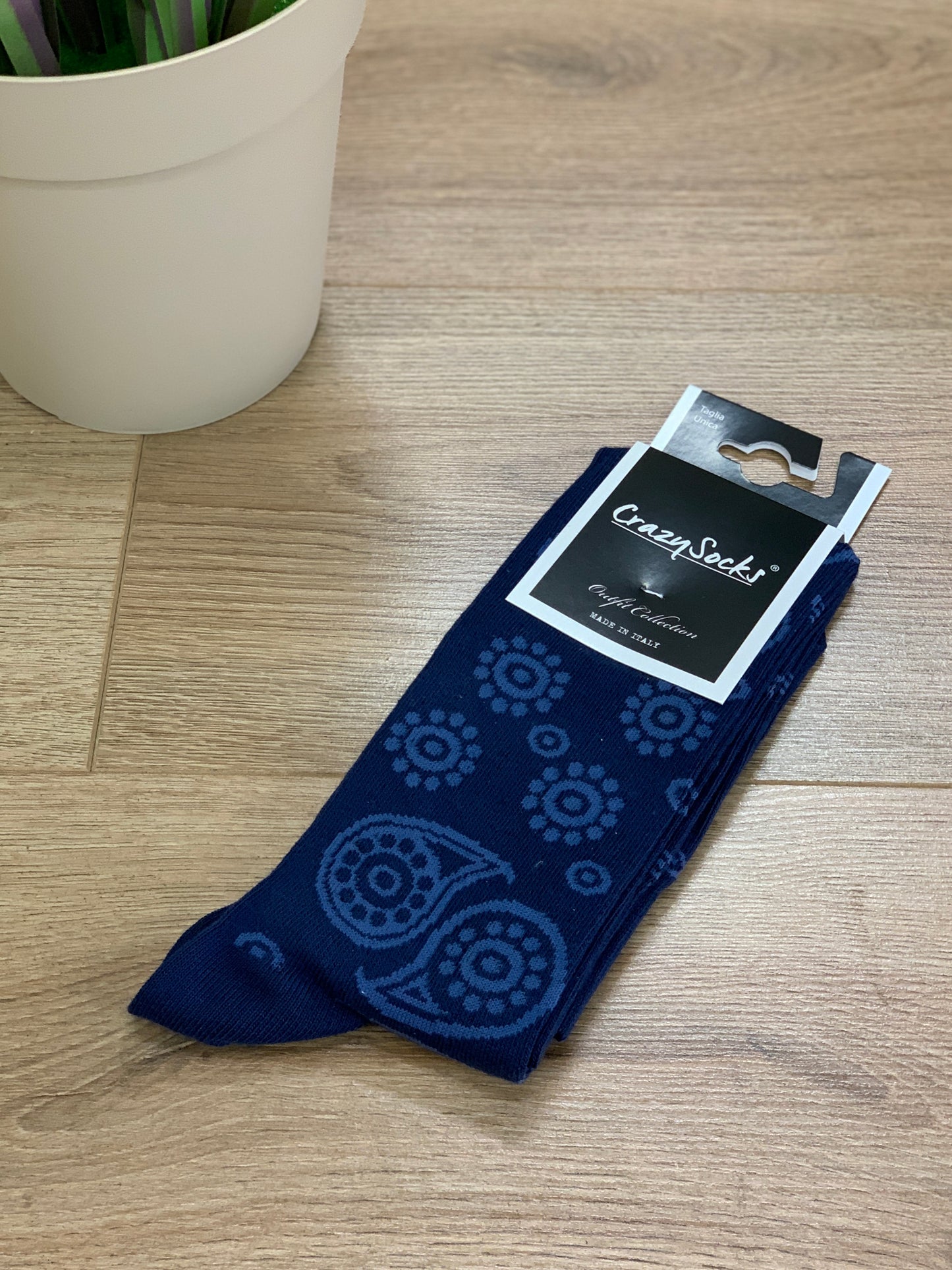 Calzini Crazy Socks Piccadilly col. Blu