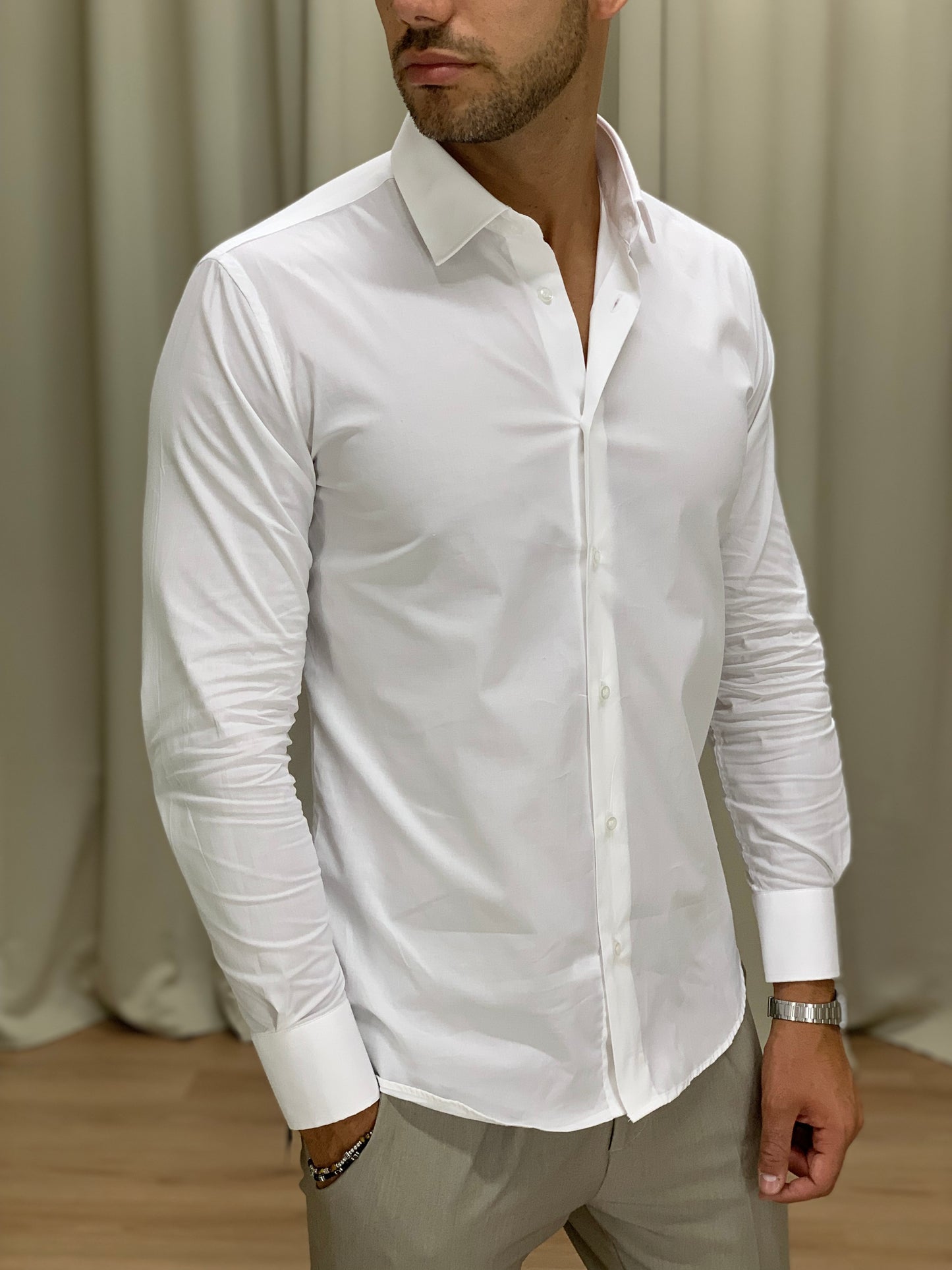 Camicia Premium in Cotone col. Bianco